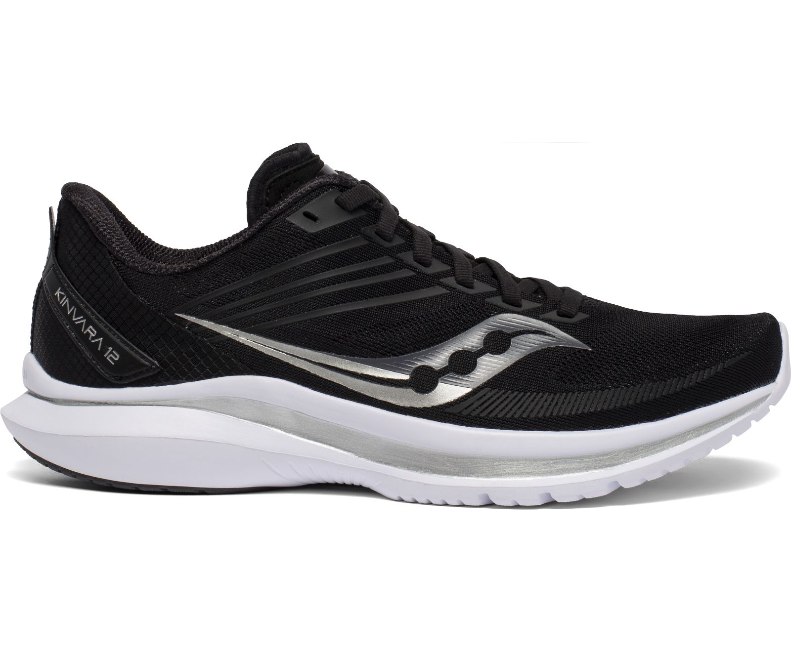 Saucony Kinvara 12 Women\'s Running Shoes Black / Silver | Canada 168SGLO